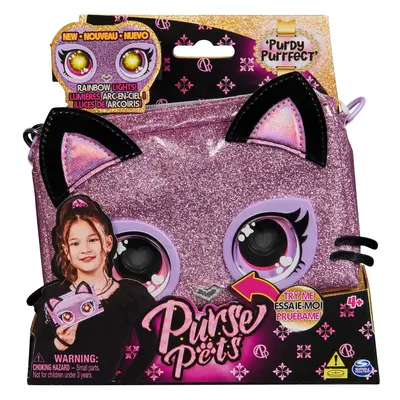 PURSE PETS RAINBOW LIGHTS GENTUTA INTERACTIVA PURDY PURRFECT VIV6067884