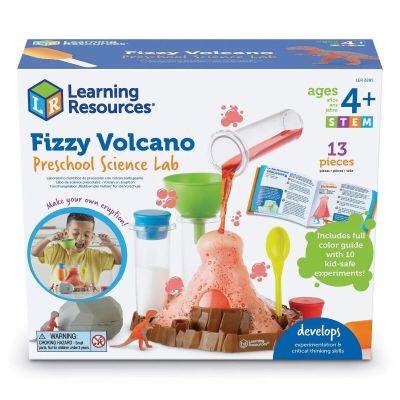 Primul meu set de experimente - eruptia vulcanului
