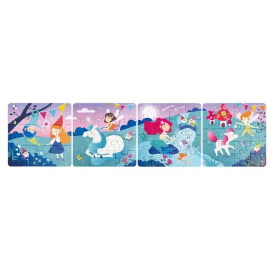 Puzzle pentru copii Zane (4 in 1) si joc storytelling TSGE1640A