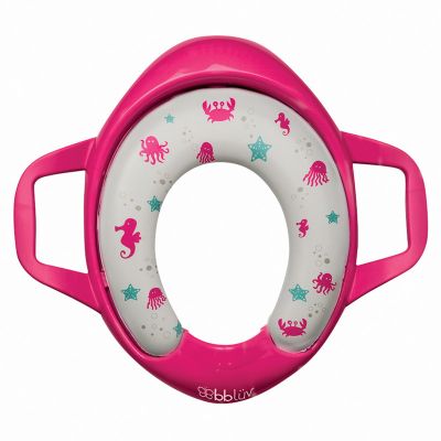 Reductor toaleta, Poti, Cu perna confortabila si detasabila, Fara BPA, Bbluv, Pink BYNBBL-B0112-P