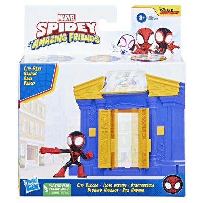 SPIDEY PRIETENII EXTRAORDINARI CITY BLOKS SET DE CONSTRUCTIE BANCA VIVF6688_F8362