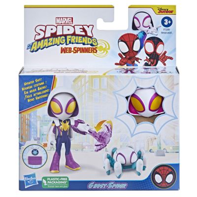 SPIDEY PRIETENII EXTRAORDINARI SET FIGURINA GHOST SPIDER 10CM SI ACCESORII VIVF8143_F7258