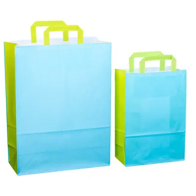 Sacosa cadou din hartie - Primavara/vara (S - 22 x 10.5 x 32cm, 70g) TSG5005