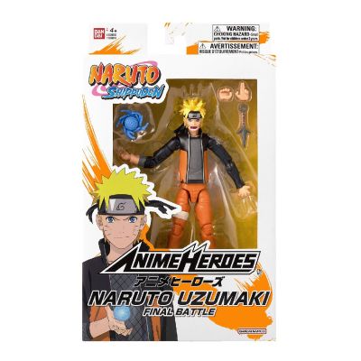 BANDAI FIGURINA NARUTO SHIPPUDEN NARUTO UZUMAKI FINAL BATTLE   16.5CM VIVBan36964