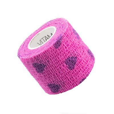 Bandaj elastic autoadeziv Vitammy Autoband, tehnologie cu microfibre, fara lipici, rezistent la... BITautobandinimimov