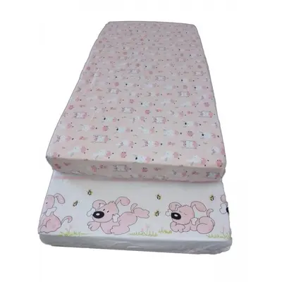 Cearceaf Imprimat cu Elastic Roz 160X80 0006739