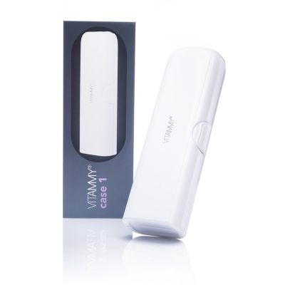 Husa de protectie Vitammy Case 1, dedicata periutelor de dinti electrice Vitammy: Aurum, Pearl+,... BITvitammycase1alb