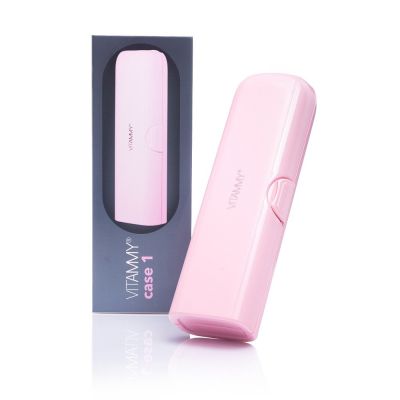 Husa de protectie Vitammy Case 1, dedicata periutelor de dinti electrice Vitammy: Aurum, Pearl+,... BITvitammycase1roz