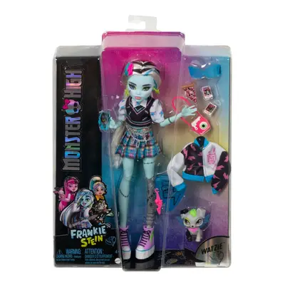 MONSTER HIGH PAPUSA FRANKIE STEIN CU ANIMALUT SI ACCESORII VIVMTHHK53