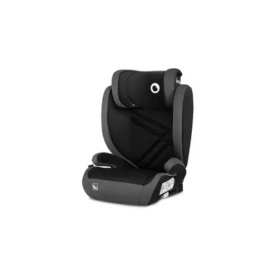 Lionelo - Scaun auto, Hugo i-Size, Universal, Orientare in directia sensului de mers, Reglabil, Conform standardului de securitate R129, 100-150 cm, 4-12 ani, Gri BYNLO-HUGO_I-SIZE_BLACK_GREY