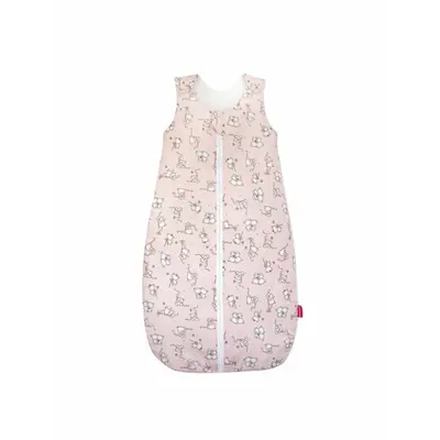 Sac de dormit copii, Loving Bear Pink, din bumbac, 110 cm, 1.5 tog KDEA11015LBP