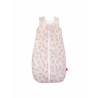Sac de dormit copii, Loving Bear Pink, din bumbac, 70 cm, 1.5 tog KDEA7015LBP