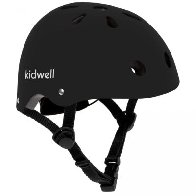 Casca de protectie pentru copii kidwell orix ii, marimea m 52-56 cm - black mat edeedikaskori08a2