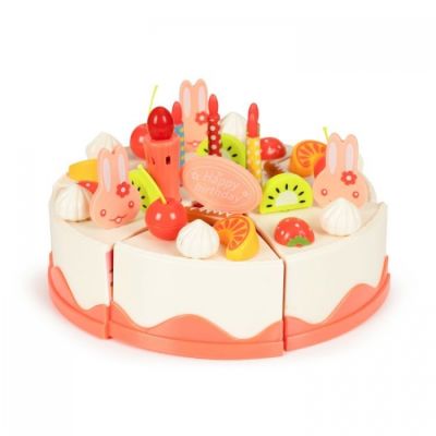 Set tort aniversar cu accesorii, 82 de elemente, ecotoys hc417716 edeedihc417716