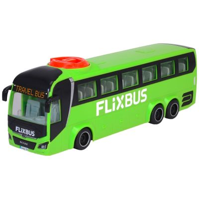 Autobuz dickie toys man lion's coach 26,5 cm flixbus verde hubs203744015