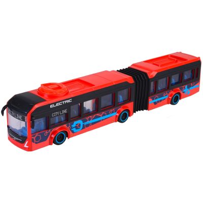 Autobuz dickie toys volvo city bus 40 cm rosu hubs203747015