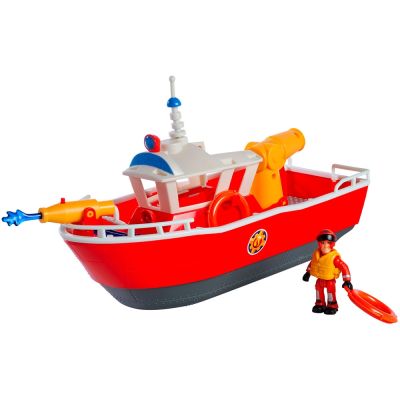 Barca simba fireman sam titan fireboat 32 cm cu figurina si accesorii hubs109252580038