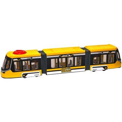 Tramvai dickie toys siemens city tram 41,5 cm galben hubs203747016gk1