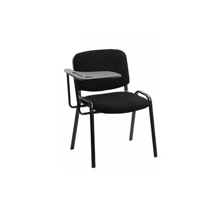 Scaun conferinta cu masuta rabatabila hrc 606, ergonomic, stofa, cadru metalic, 120 kg drm2669