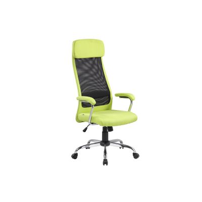 Scaun directorial gn102, mesh, mecanism balans, rotire 360°, inaltime ajustabila, 120 kg, verde drm9503