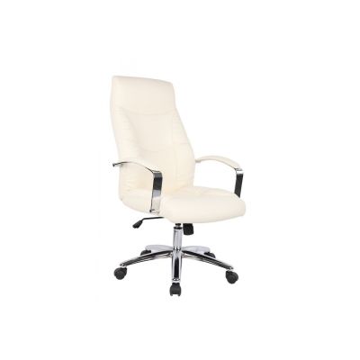 Scaun directorial gn62, piele ecologica, baza cromata, balans, inaltime ajustabila, rotativ, 120 kg drm2580
