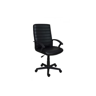Scaun directorial gn72, piele ecologica, inaltime reglabila, 100 kg, negru drm4270