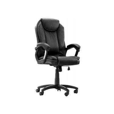Scaun directorial off 356, piele ecologica perforata, inaltime ajustabila, mecanism de balans, robust, 110 kg drm995