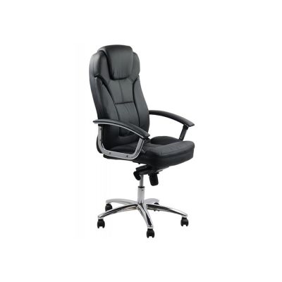 Scaun directorial off 5850, piele ecologica, mecanism de balans, reglabil pe inaltime, 120 kg drm994