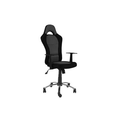 Scaun directorial sl q039, mesh, inaltime ajustabila, mecanism balansare, roti pivotante, 100 kg, negru drm3203