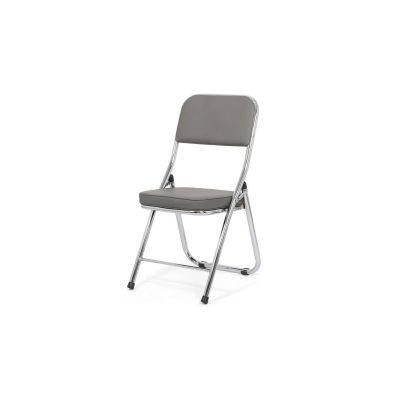 Scaun pliant hrc 607, pentru living, bucatarie, evenimente, piele ecologica, picioare cromate, 100 kg drm9249