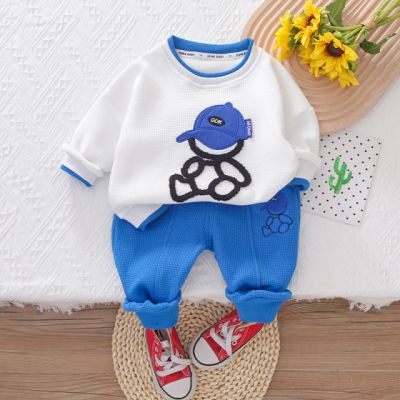 Trening alb cu albastru pentru baietei - Cuttie MB550-1-de5