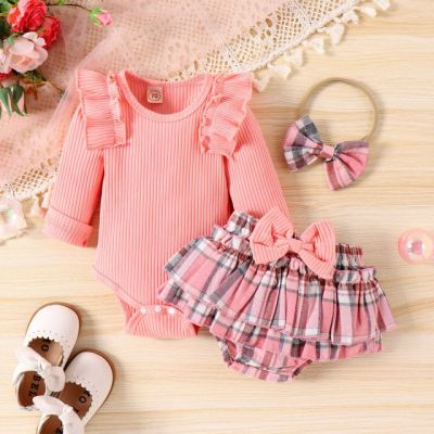 Costumas cu body roz pentru fetite - Lolita MD798-1-de2