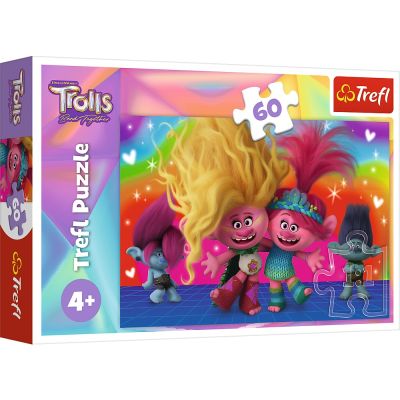 PUZZLE TREFL 60 TROLII PRIETENOSI VIV17386