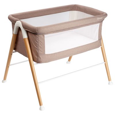 Babygo - patut cu cadru din lemn goodnight beige bbbbgo-4362