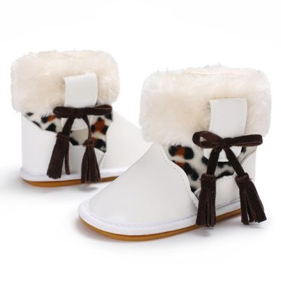 Cizmulite albe pentru fetite - Animal print LIC-406-1-p17