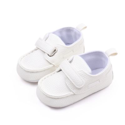 Pantofiori albi pentru baietei - ken (marime disponibila: 6-9 luni (marimea 19 incaltaminte)) libnb3115-3-p24.6-9 luni (marimea 19 incaltaminte)
