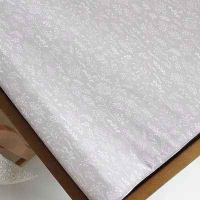 Saltea Din Spuma Pentru Masa De Infasat Din Lemn, Atasabila La Patut Bebe, 120x60 Si 140x70 Cm, Impermeabila Cu Margini De Protectie, Boho Dark By Woodies Pjbctc_mat_imp-3638