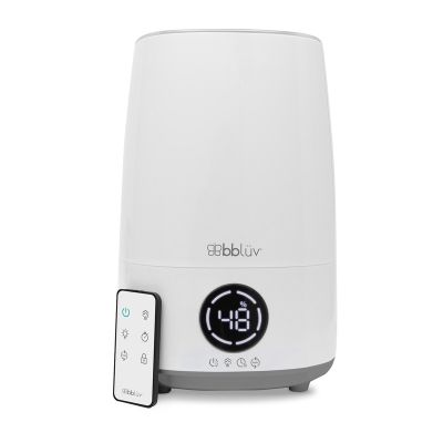 Umidificator cu ultrasunete si purificator de aer 4 In 1, Umido, Ultra silentios, Include difuzor de uleiuri esentiale, Cu panou de control digital, Cu telecomanda, Bbluv, Alb BYNBBL-B0151E-C