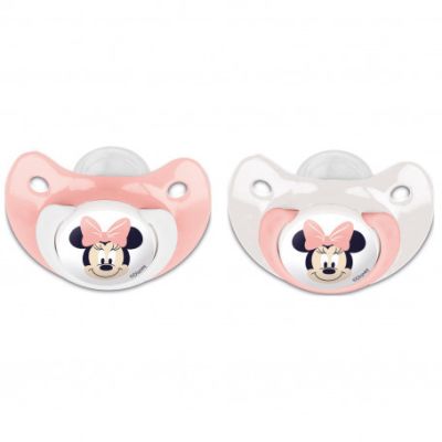 DISNEY MINNIE SET 2 SUZETE ORT0DONTICE DIN SILICON CU CAPAC DE PROTECTIE 6 LUNI+ DNBST13167