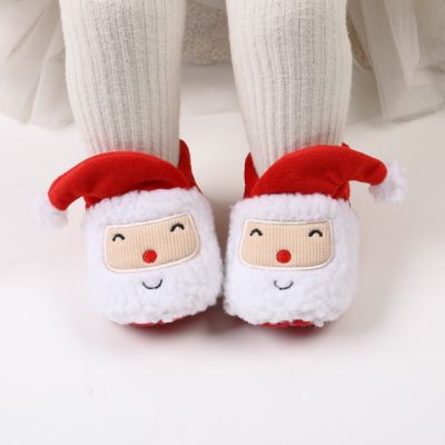 Botosei rosii plusati pentru bebelusi - mos craciun (marime disponibila: 9-12 luni (marimea 20 incaltaminte)) mbm2047-1-cd1.9-12 luni (marimea 20 incaltaminte)