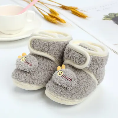 Cizmulite gri plusate - Smile MDBD001-2-sa1