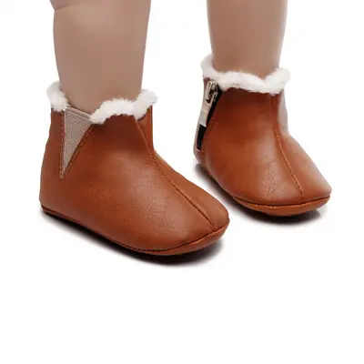 Cizmulite maro imblanite pentru bebelusi - Simply LIxh00275-8-sa26