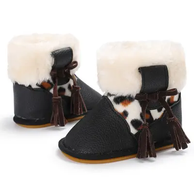 Cizmulite negre pentru fetite - Animal print LIC-406-2-p33