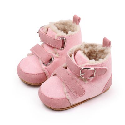 Ghetute imblanite roz - fur (marime disponibila: 3-6 luni (marimea 18 incaltaminte)) mbbmb3120-2-p30.3-6 luni (marimea 18 incaltaminte)