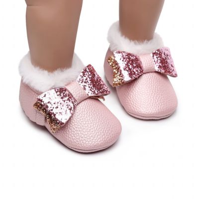 Pantofiori roz imblaniti - Shine LIhz00301-2-p33