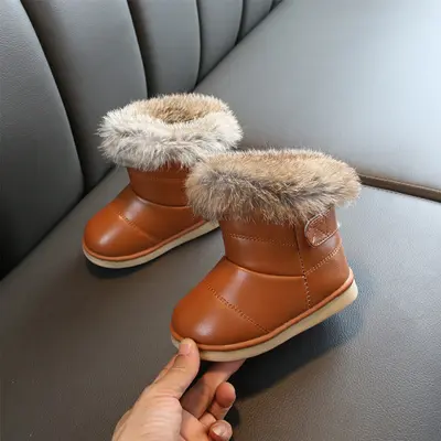 Cizme maro cu blanita LIWTN01-6-DE7