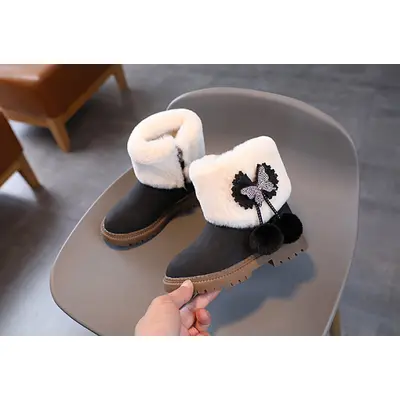 Cizme negre imblanite - Fluturas MBD5666-1-DE4