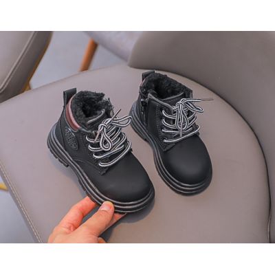 Ghete imblanite negre - fashion (marime disponibila: marimea 24) mbfl333-2-de4.marimea 24