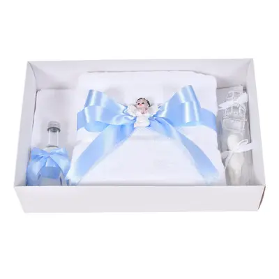 Trusou botez baieti, funda bleu si ingeras, Denikos&reg; C9321 NKO6044