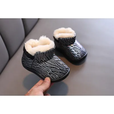 Cizmulite imblanite argintiu cu negru MDBY2202-1-de3